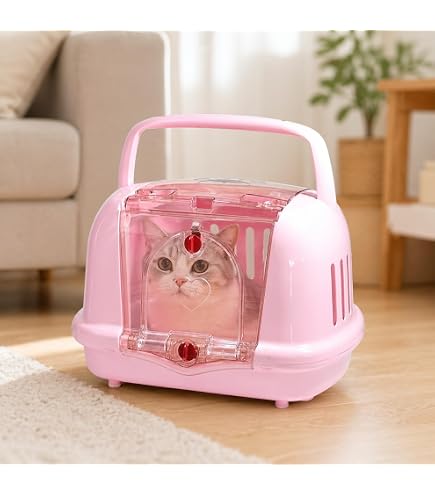 PETKIT 猫用キャリーバッグ 通気ファン・照明付き ピンク Amazon.co.jp: 【PETKIT】 猫用キャリーバッグ 内蔵ファン 飛び出し